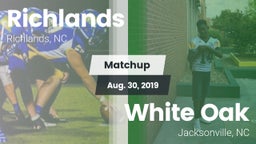 Matchup: Richlands vs. White Oak  2019
