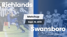 Matchup: Richlands vs. Swansboro  2019