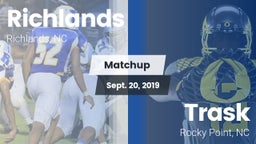Matchup: Richlands vs. Trask  2019