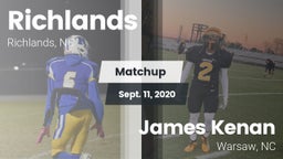 Matchup: Richlands vs. James Kenan  2020