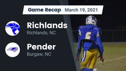 Recap: Richlands  vs. Pender  2021