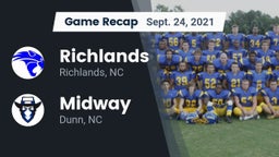 Recap: Richlands  vs. Midway  2021