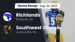 Recap: Richlands  vs. Southwest Onslow  2022
