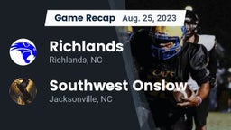 Recap: Richlands  vs. Southwest Onslow  2023