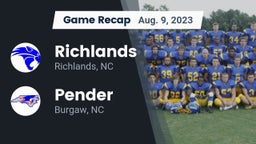Recap: Richlands  vs. Pender  2023