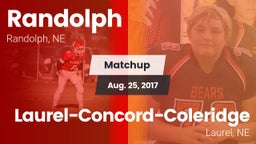 Matchup: Randolph vs. Laurel-Concord-Coleridge  2017