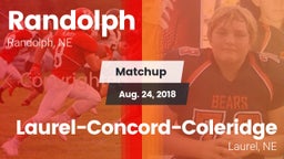 Matchup: Randolph vs. Laurel-Concord-Coleridge  2018