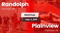 Matchup: Randolph vs. Plainview  2019