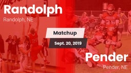 Matchup: Randolph vs. Pender  2019