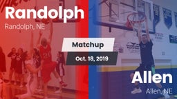 Matchup: Randolph vs. Allen  2019