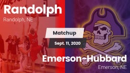 Matchup: Randolph vs. Emerson-Hubbard  2020