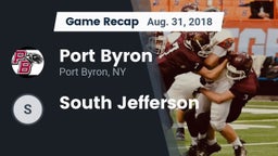 Recap: Port Byron  vs. South Jefferson 2018