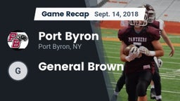 Recap: Port Byron  vs. General Brown 2018