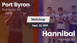 Matchup: Port Byron vs. Hannibal  2018