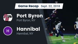 Recap: Port Byron  vs. Hannibal  2018
