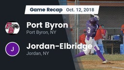 Recap: Port Byron  vs. Jordan-Elbridge  2018