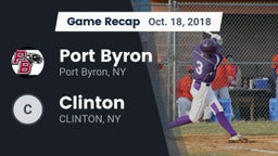 Recap: Port Byron  vs. Clinton 2018