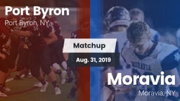 Matchup: Port Byron vs. Moravia  2019