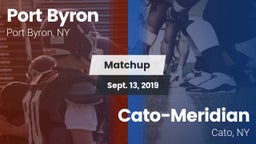 Matchup: Port Byron vs. Cato-Meridian  2019