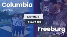 Matchup: Columbia  vs. Freeburg  2016