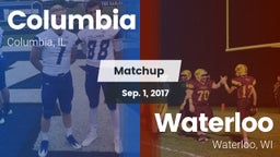 Matchup: Columbia  vs. Waterloo  2017