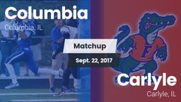 Matchup: Columbia  vs. Carlyle  2017