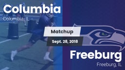 Matchup: Columbia  vs. Freeburg  2018