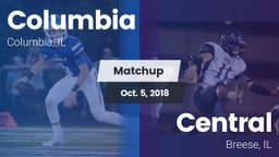 Matchup: Columbia  vs. Central  2018