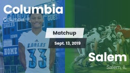 Matchup: Columbia  vs. Salem  2019