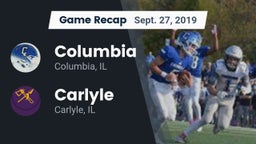 Recap: Columbia  vs. Carlyle  2019