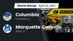 Recap: Columbia  vs. Marquette Catholic  2021