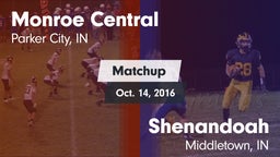 Matchup: Monroe Central vs. Shenandoah  2016