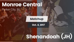 Matchup: Monroe Central vs. Shenandoah  (JH) 2017