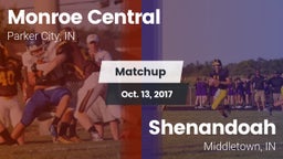 Matchup: Monroe Central vs. Shenandoah  2017