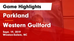 Parkland  vs Western Guilford Game Highlights - Sept. 19, 2019