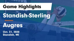 Standish-Sterling  vs Augres Game Highlights - Oct. 31, 2020