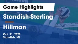 Standish-Sterling  vs Hillman Game Highlights - Oct. 31, 2020