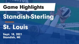 Standish-Sterling  vs St. Louis Game Highlights - Sept. 18, 2021