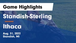 Standish-Sterling  vs Ithaca  Game Highlights - Aug. 31, 2022