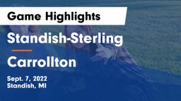 Standish-Sterling  vs Carrollton  Game Highlights - Sept. 7, 2022