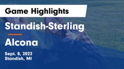 Standish-Sterling  vs Alcona  Game Highlights - Sept. 8, 2022
