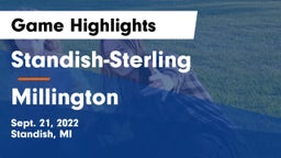 Standish-Sterling  vs Millington  Game Highlights - Sept. 21, 2022