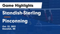 Standish-Sterling  vs Pinconning Game Highlights - Oct. 22, 2022