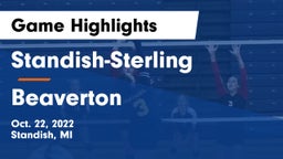 Standish-Sterling  vs Beaverton Game Highlights - Oct. 22, 2022