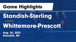 Standish-Sterling  vs Whittemore-Prescott Game Highlights - Aug. 26, 2023
