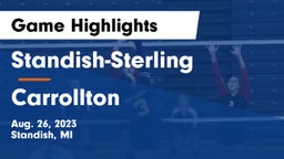 Standish-Sterling  vs Carrollton  Game Highlights - Aug. 26, 2023