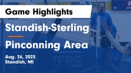 Standish-Sterling  vs Pinconning Area  Game Highlights - Aug. 26, 2023