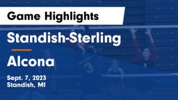 Standish-Sterling  vs Alcona  Game Highlights - Sept. 7, 2023
