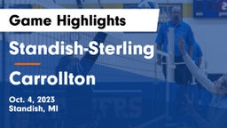 Standish-Sterling  vs Carrollton  Game Highlights - Oct. 4, 2023