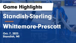 Standish-Sterling  vs Whittemore-Prescott Game Highlights - Oct. 7, 2023